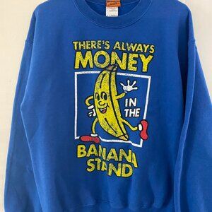 Men's Blue and Yellow Sweatshirt